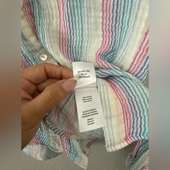 Rails - Ellis Button-Down Shirt in Iris Stripe - Picture 9 of 12